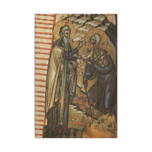 Saint Mary of Egypt and Father Zosimas