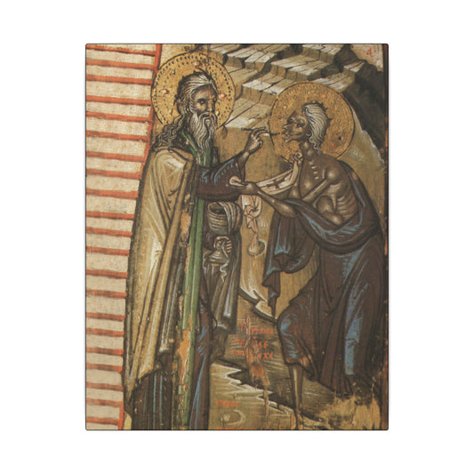 Saint Mary of Egypt and Father Zosimas